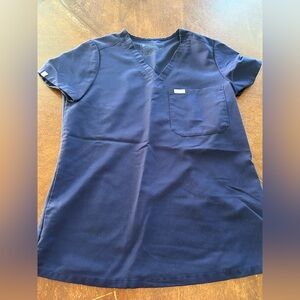 FIGS Technical Collection Scrubs, “Catarina” One-Pocket Short Sleeve Size XS EUC